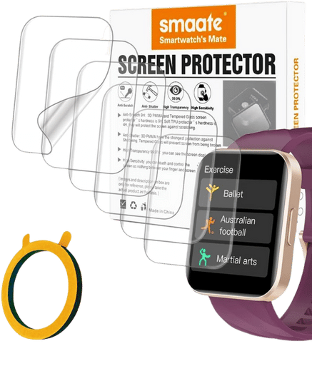 Screen Protector Compatible with RUIMEN D1 1.85” Smart Watch